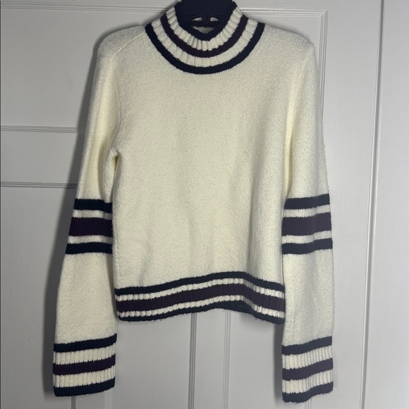 Madewell Sweaters - Madewell Rib Trim Mockneck Sweater